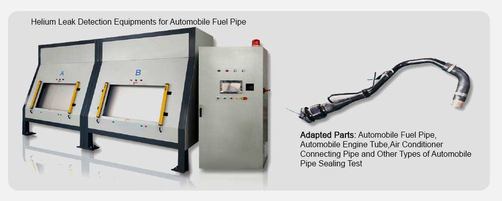 Helium Leak Detection Equipments for Automobile Fuel Pipe